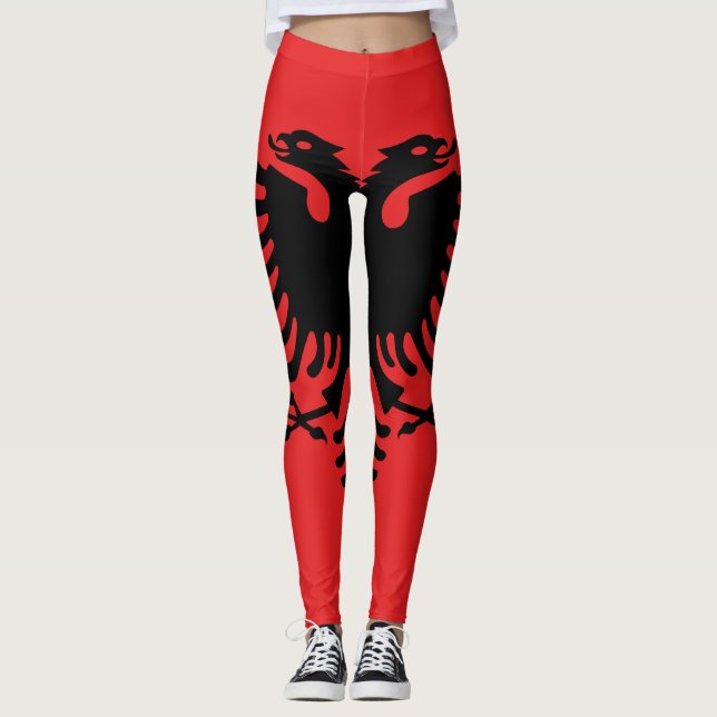 Leggings Bandera de Albania (Anverso)
