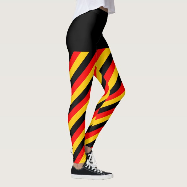 Leggings Bandera de Alemania inspirada en el patrón de fran (Derecha)