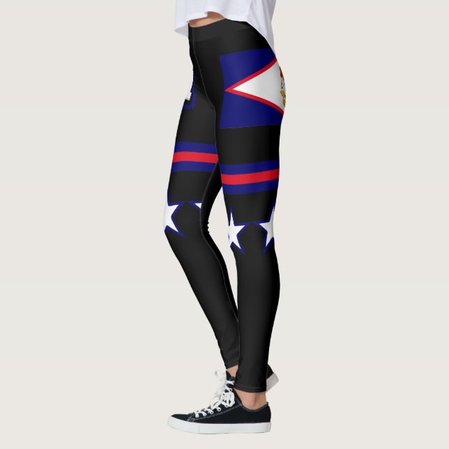 Leggings Bandera de American Samoa (Izquierda)