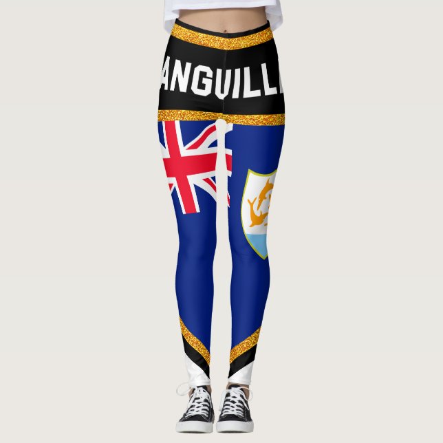 Leggings Bandera de anguila (Anverso)