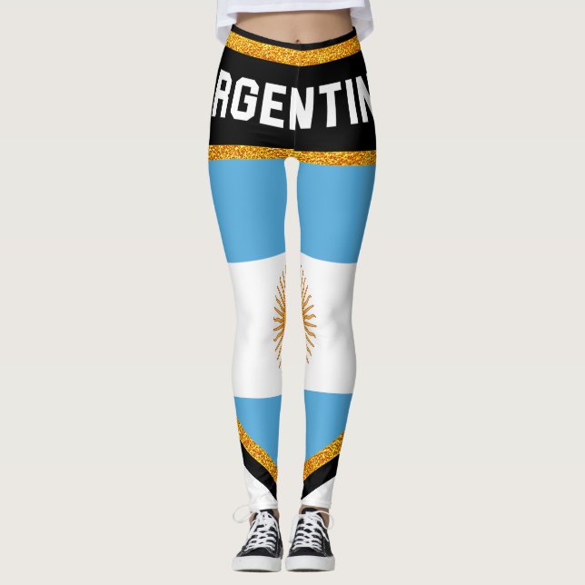 Leggings Bandera de Argentina (Anverso)