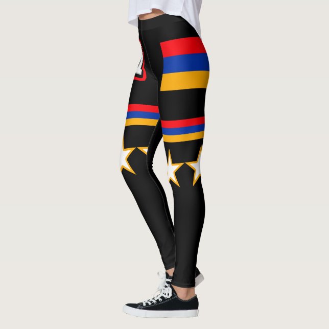 Leggings Bandera de Armenia (Izquierda)