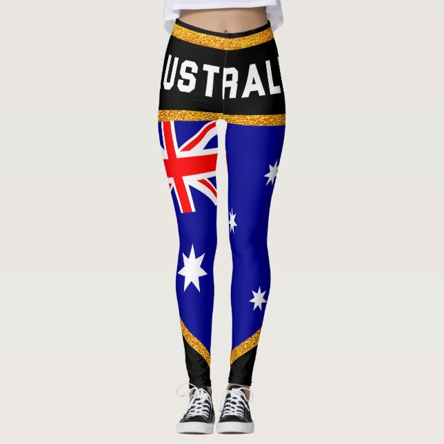 Leggings Bandera de Australia (Anverso)