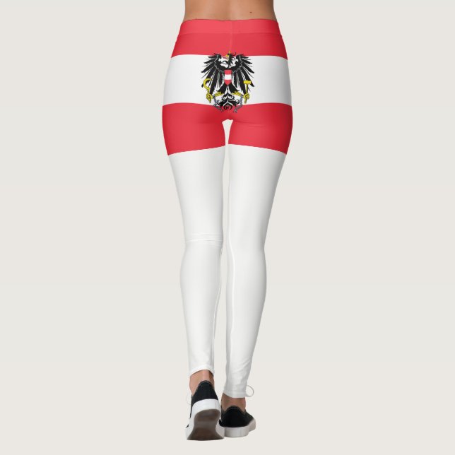 Leggings Bandera de Austria (Reverso)