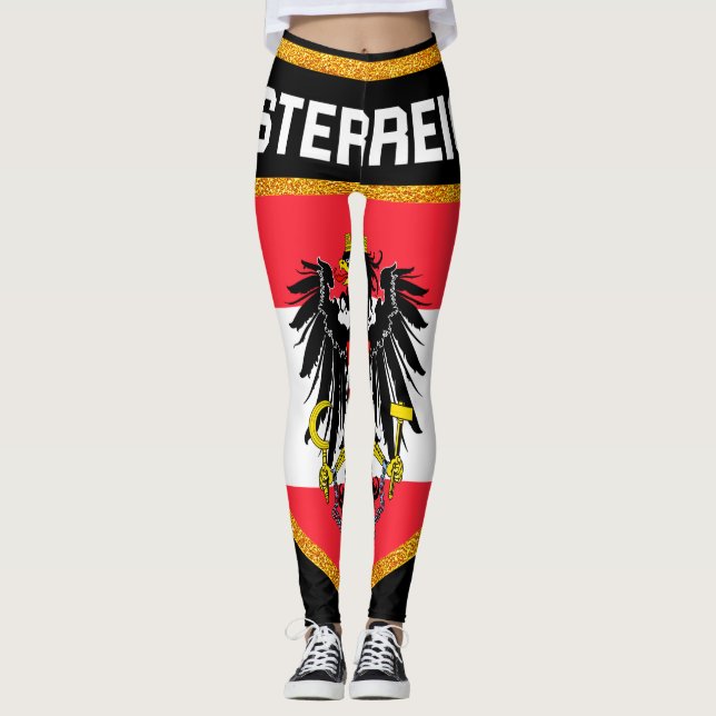 Leggings Bandera de Austria (Anverso)
