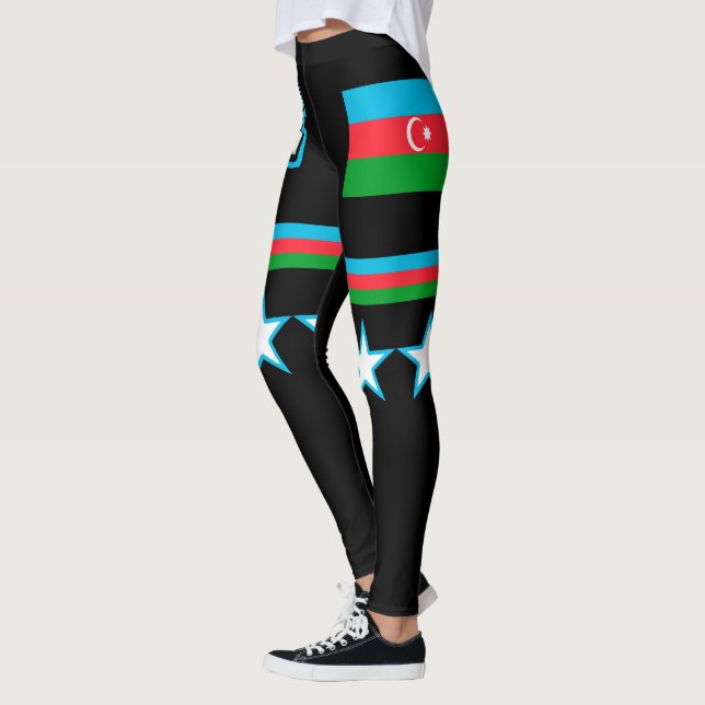 Leggings Bandera de Azerbaiyán (Izquierda)
