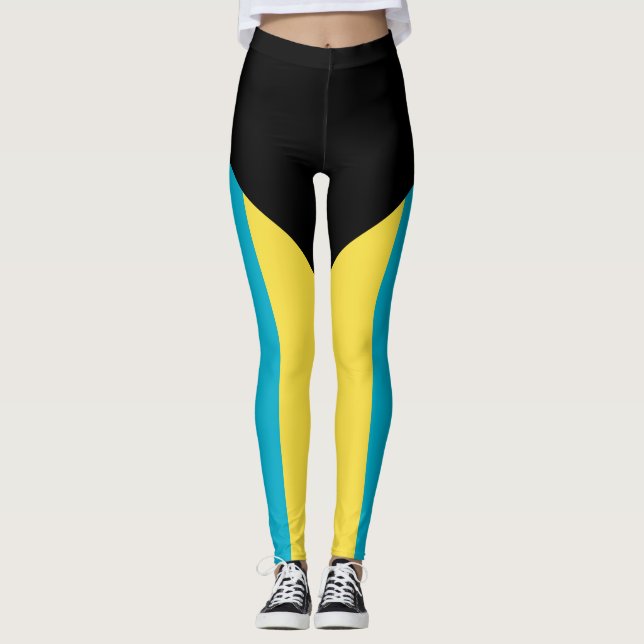 Leggings Bandera de Bahamas (Anverso)