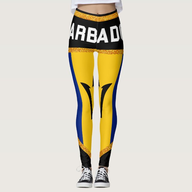 Leggings Bandera de Barbados (Anverso)