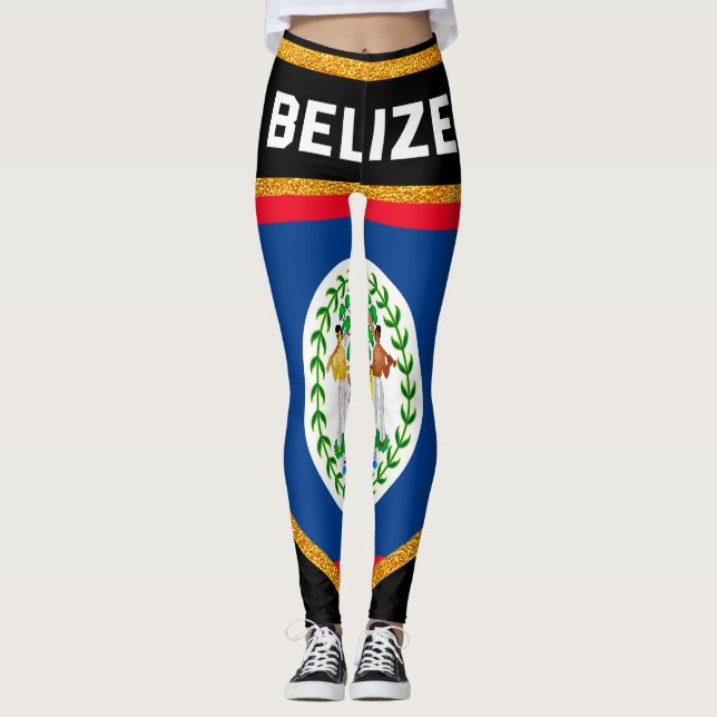 Leggings Bandera de Belice (Anverso)