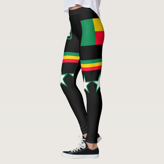 Leggings Bandera de Benín (Izquierda)