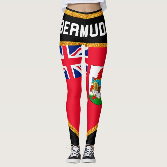 Leggings Bandera de Bermudas (Anverso)