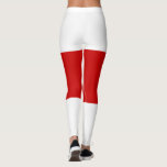 Leggings Bandera de Bielorrusia (rojo y blanco)<br><div class="desc">Este diseño presenta una bandera histórica de Bielorrusia, que fue utilizada originalmente por la República Democrática Bielorrusia en 1918, antes de que Bielorrusia se convirtiera en una República Soviética, y nuevamente después de que recuperara su independencia en 1991 hasta el referéndum de 1995. Los grupos de oposición en Bielorrusia han...</div>