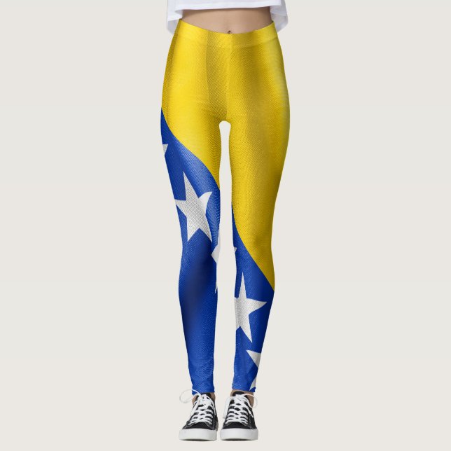 Leggings Bandera de Bosnia y Herzegovina (Anverso)