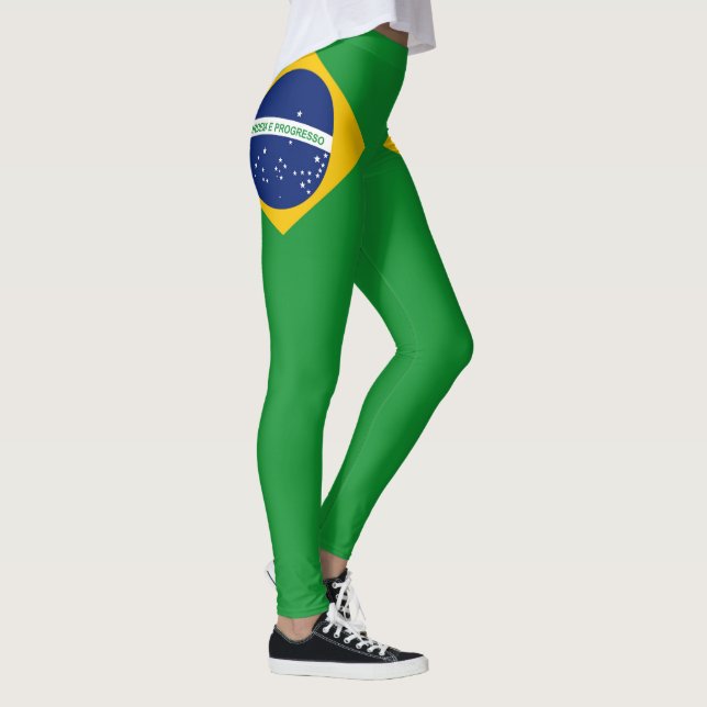 Leggings Bandera de Brasil Bandeira do Brasil (Derecha)