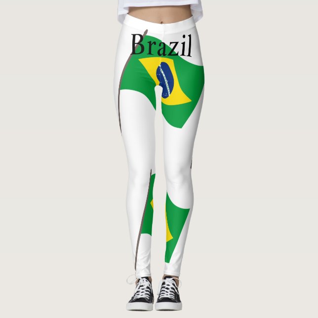 Leggings Bandera de Brasil Thunder_Cove (Anverso)
