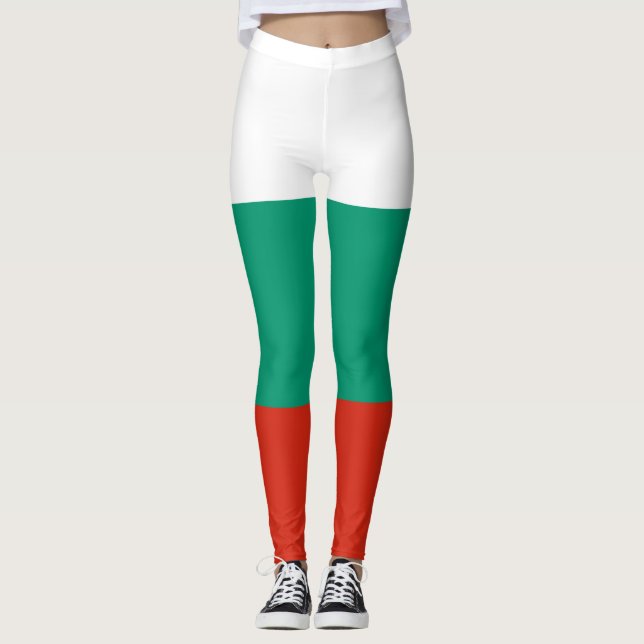 Leggings Bandera de Bulgaria (Anverso)