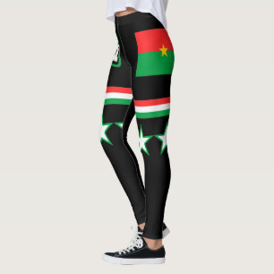 Leggings Bandera de Burkina Faso