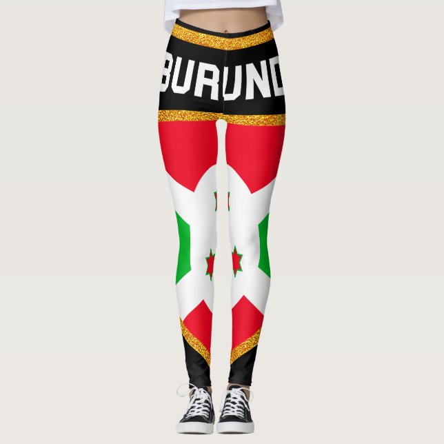 Leggings Bandera de Burundi (Anverso)