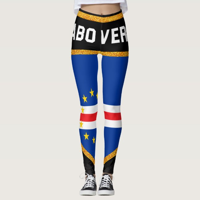 Leggings Bandera de Cabo Verde (Anverso)