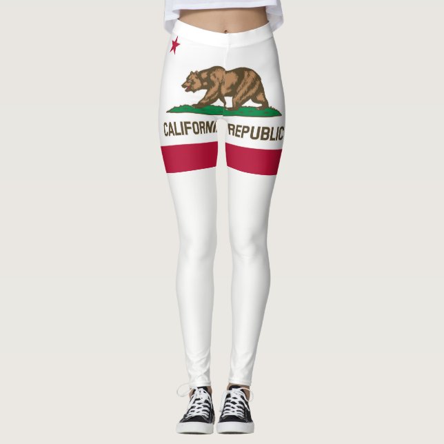 Leggings Bandera de California (Anverso)