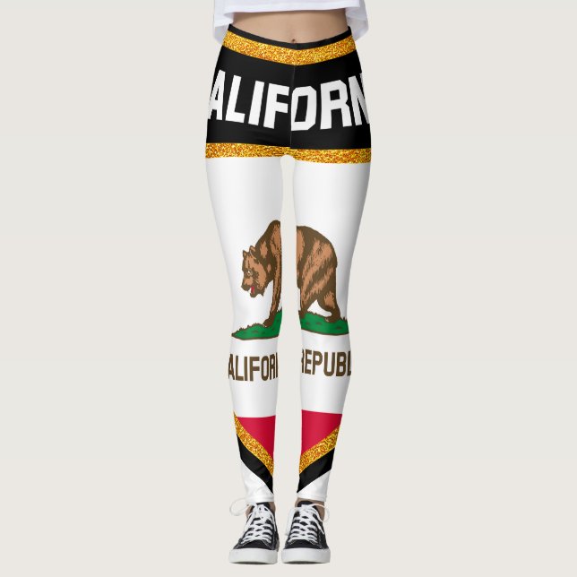 Leggings Bandera de California (Anverso)