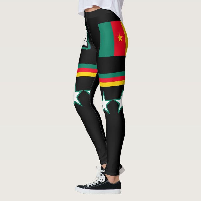 Leggings Bandera de Camerún (Izquierda)