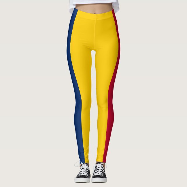Leggings Bandera de Chad (Anverso)