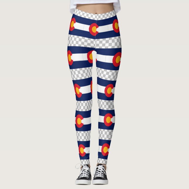 LEGGINGS BANDERA DE COLORADO (Anverso)