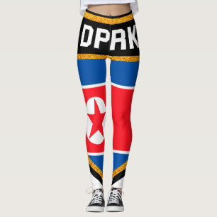Leggings Bandera de Corea del Norte