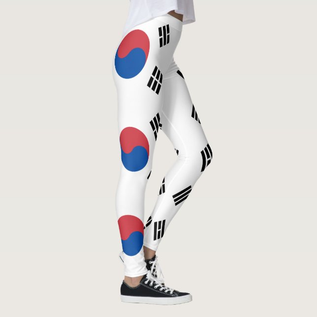 Leggings Bandera de Corea del Sur (Derecha)