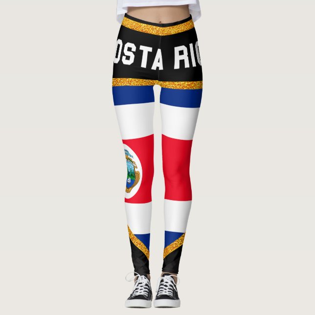 Leggings Bandera de Costa Rica (Anverso)