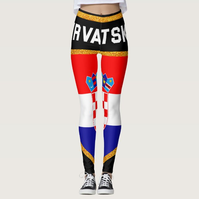 Leggings Bandera de Croacia (Anverso)