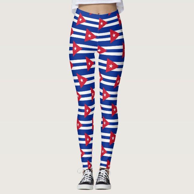 Leggings Bandera de Cuba (Anverso)