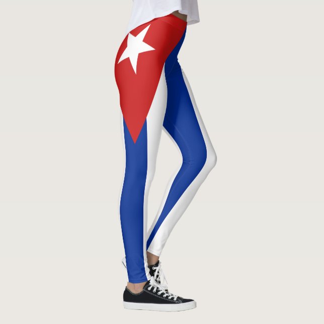 Leggings Bandera de Cuba (Derecha)