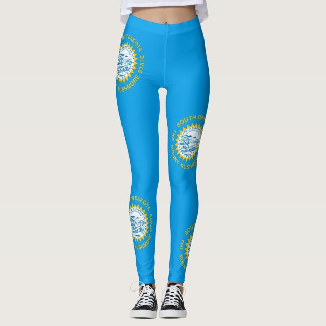 Leggings Bandera de Dakota del Sur (Anverso)