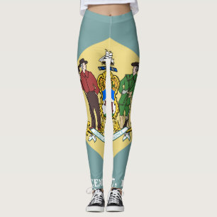 Leggings Bandera de Delaware, EE. UU.