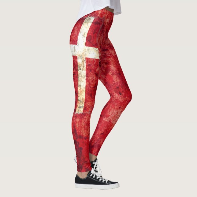 Leggings Bandera de Dinamarca (Derecha)