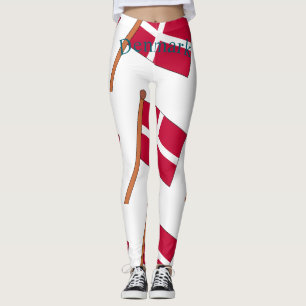 Leggings Bandera de Dinamarca Thunder_Cove