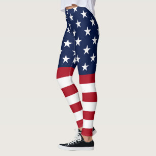 Leggings Bandera de EE.UU. de Star Spanglage