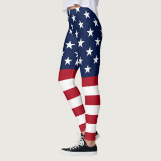 Leggings Bandera de EE.UU. de Star Spanglage