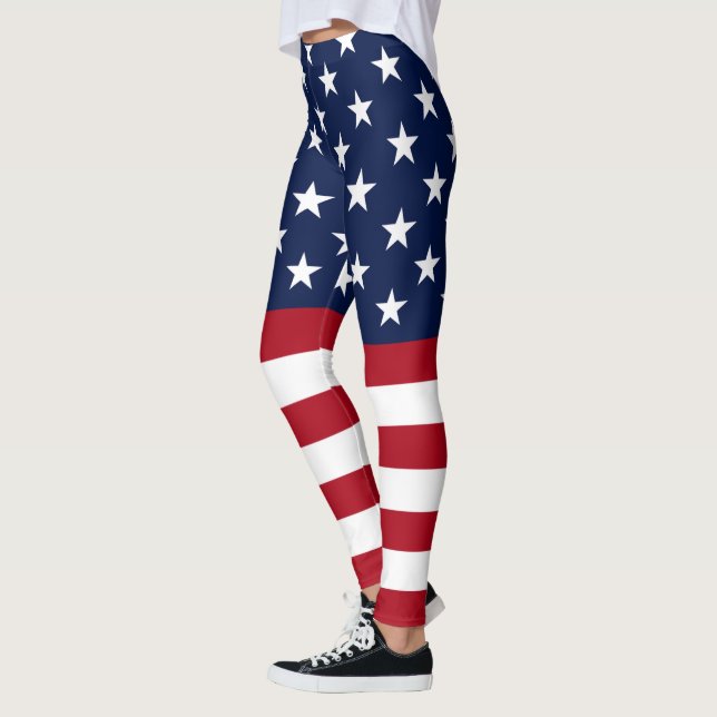 Leggings Bandera de EE.UU. de Star Spanglage (Izquierda)