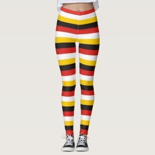Leggings Bandera de Egipto tiras símbolo de patrón de país