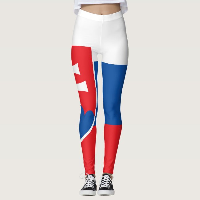 Leggings Bandera de Eslovaquia (Anverso)