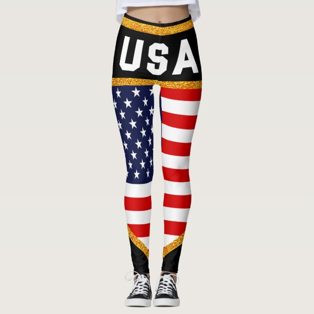 Leggings Bandera de Estados Unidos (Anverso)