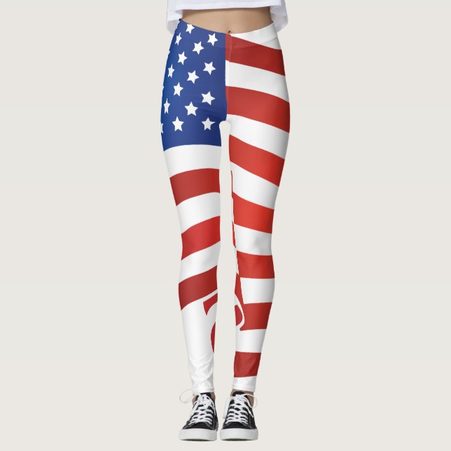Leggings Bandera de Estados Unidos (Anverso)
