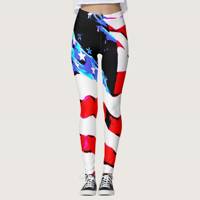 Leggings Bandera de Estados Unidos (Anverso)