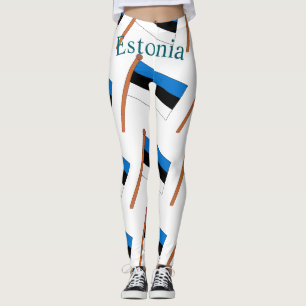 Leggings Bandera de Estonia Thunder_Cove