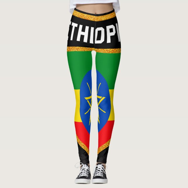 Leggings Bandera de Etiopía (Anverso)