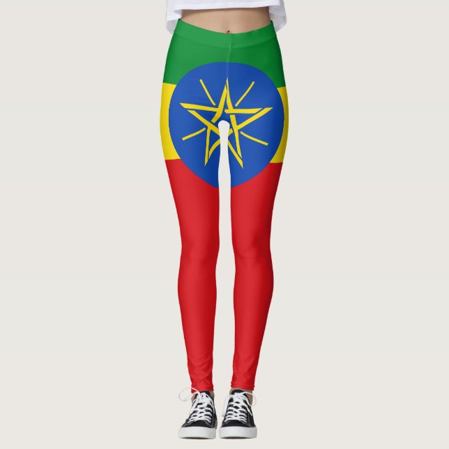 Leggings Bandera de Etiopía (Anverso)