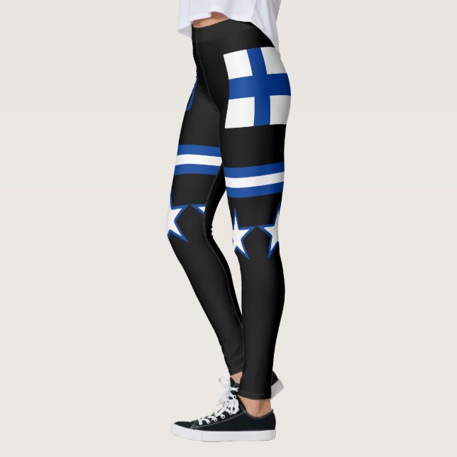 Leggings Bandera de Finlandia (Izquierda)